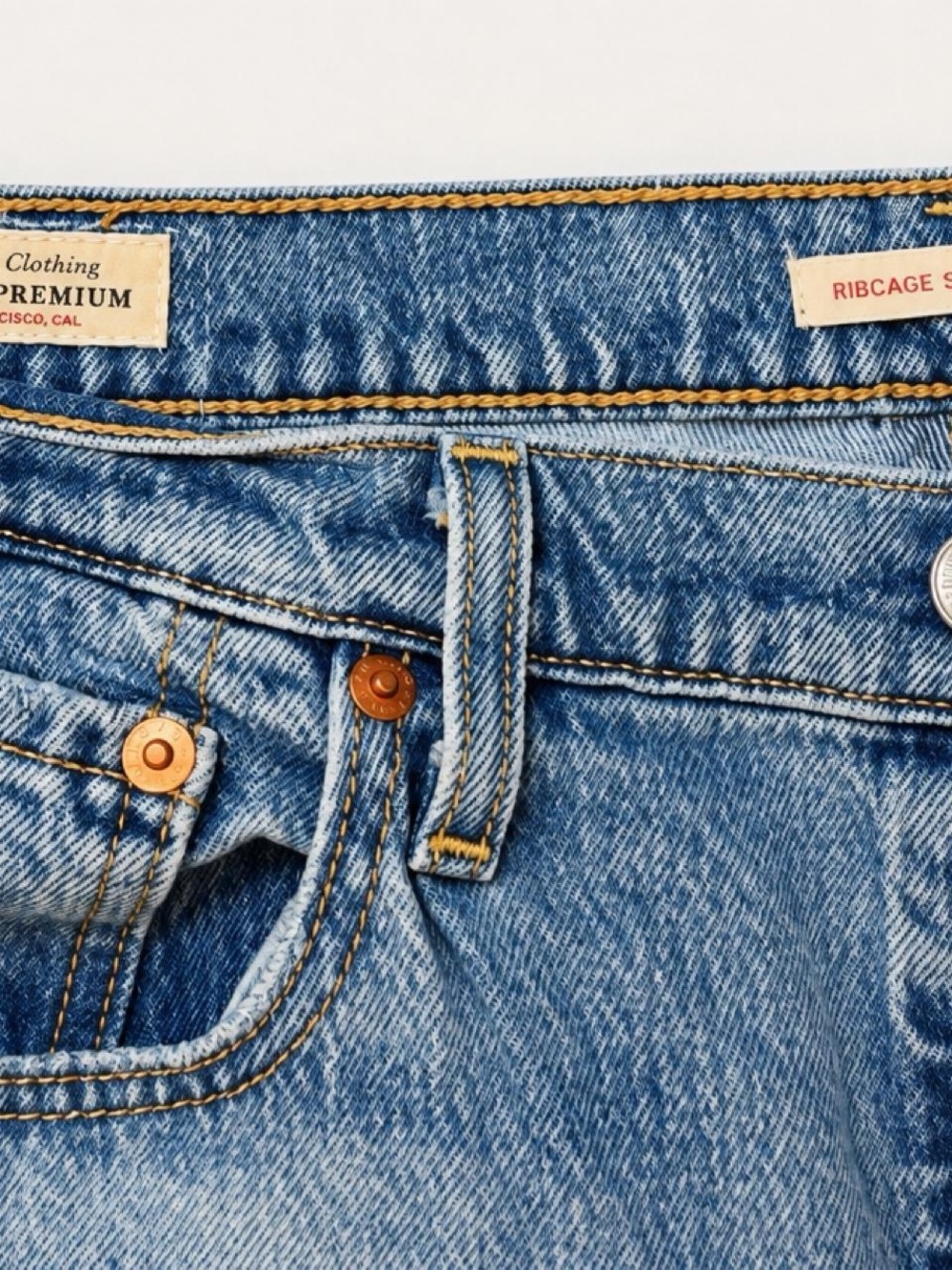 Levi’s Premium Ribcage Straight Ankle Jeans – Size 31 - Picture 4 of 5